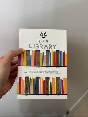Ellis Brooklyn Library Perfume Sampler - open box